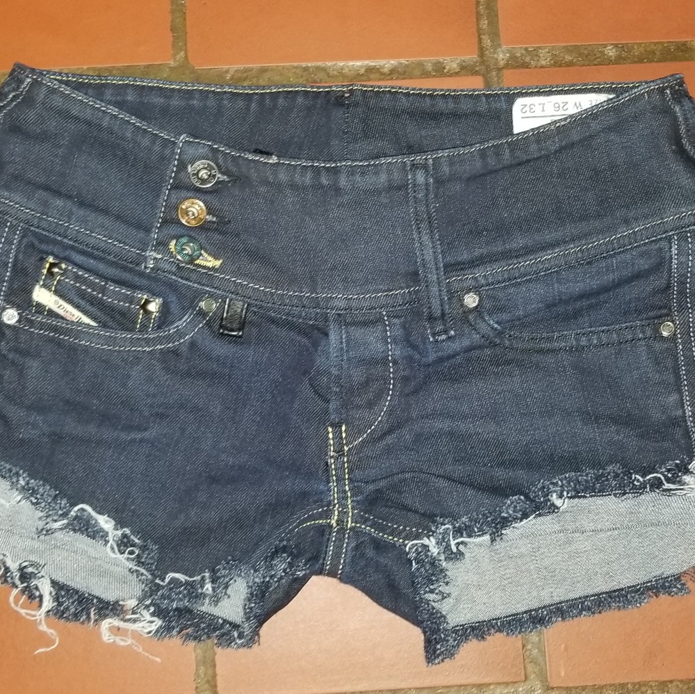 Diesel Cherock Jean Shorts